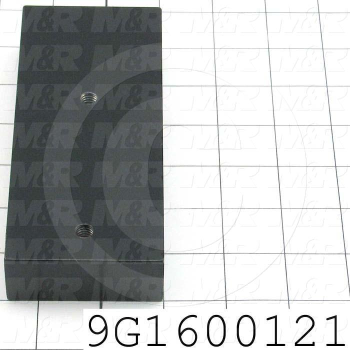 Fabricated Parts, Table Upright Brkt, 6.00 in. Length, 2.50 in. Width, 1.00 in. Thickness