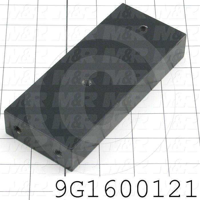 Fabricated Parts, Table Upright Brkt, 6.00 in. Length, 2.50 in. Width, 1.00 in. Thickness