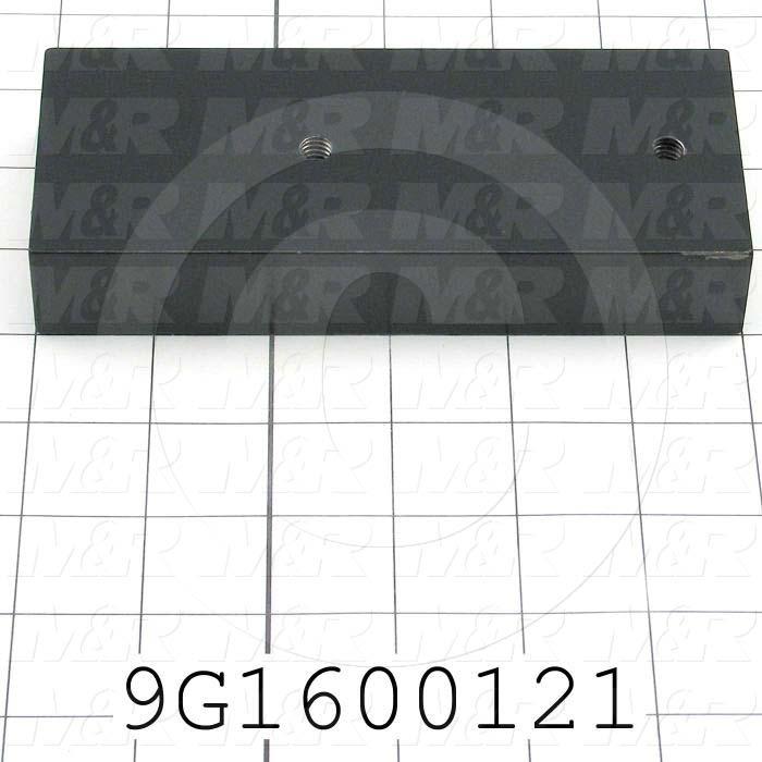 Fabricated Parts, Table Upright Brkt, 6.00 in. Length, 2.50 in. Width, 1.00 in. Thickness