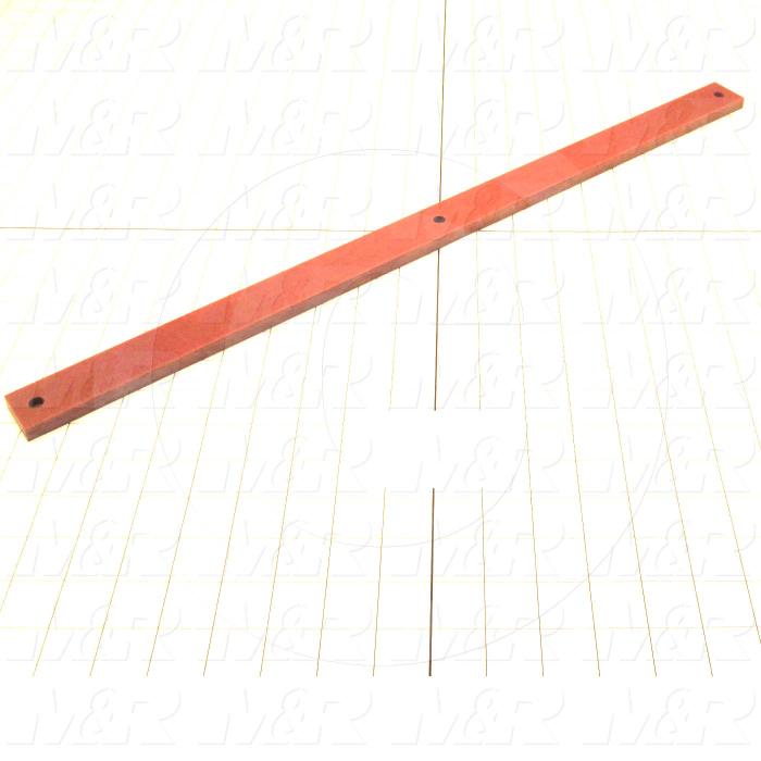 Fabricated Parts, Tacana Bottom Spacer 23", 23.00 in. Length, 1.25 in. Width, 0.375 in. Thickness