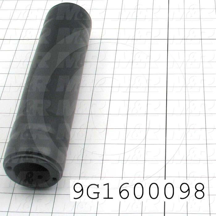 Fabricated Parts, Tape Belt Dr Rlr Weldment, 11.00 in. Length, 2.75 in. Diameter, Semi-Gloss Black Finish