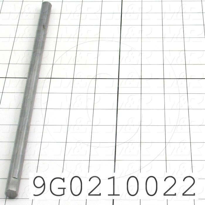 Fabricated Parts, Tape Belt Driven-Lower Input, 10.94 in. Length, 0.50 in. Diameter, Black Oxide Finish