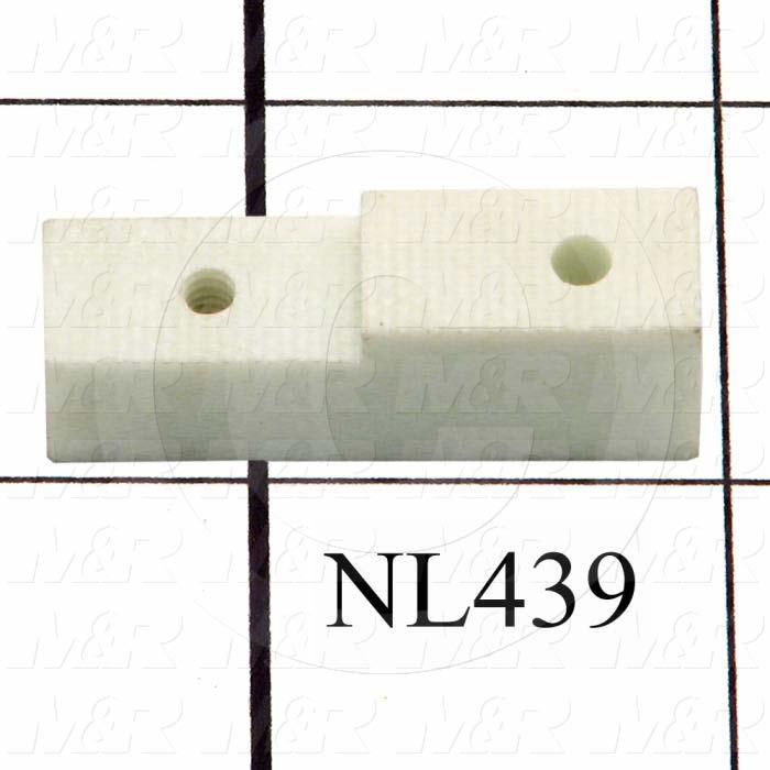 Fabricated Parts, Temperature Sensor Bracket, 1.38 in. Length, 0.50 in. Width, 0.38 in. Height
