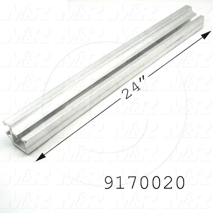 Fabricated Parts, Tension Bar, 24.00 in. Length, 2.44 in. Width, 1.94 in. Height