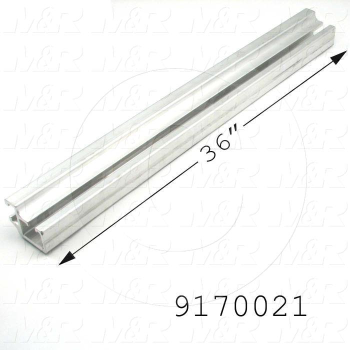 Fabricated Parts, Tension Bar, 36.00 in. Length, 2.44 in. Width, 1.94 in. Height