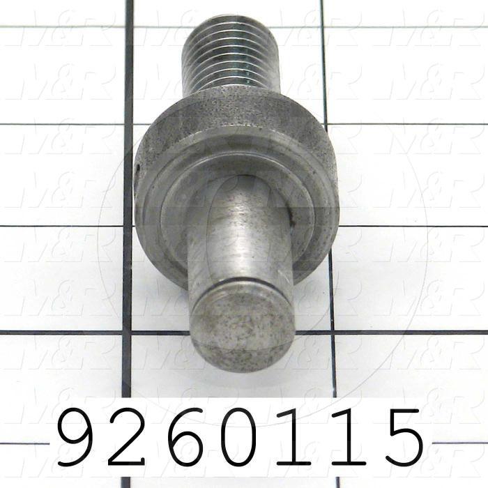 Fabricated Parts, Tension Shaft, 2.67 in. Length, 1.00 in. Diameter