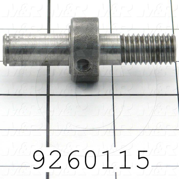 Fabricated Parts, Tension Shaft, 2.67 in. Length, 1.00 in. Diameter