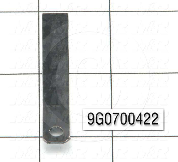 Fabricated Parts, Tensioner For Hot Wire, 2.23 in. Length, 0.38 in. Width, 0.025 in. Thickness