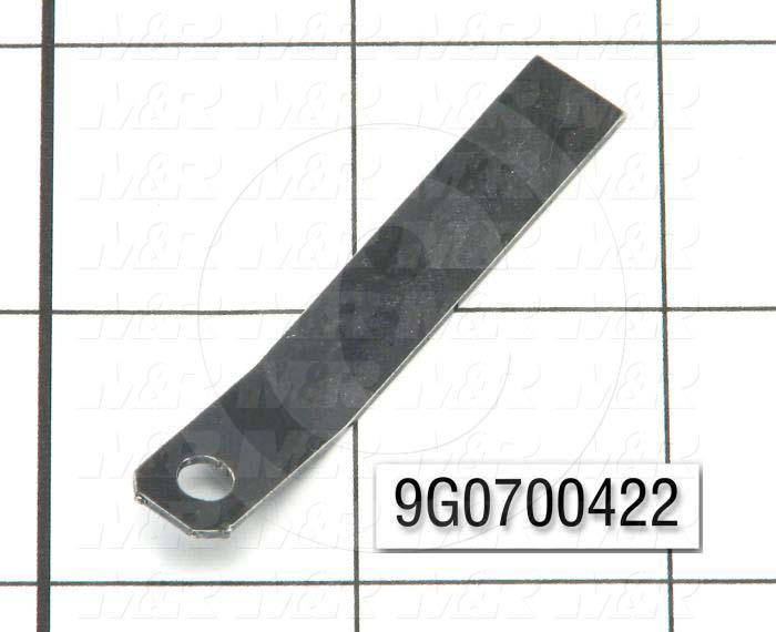 Fabricated Parts, Tensioner For Hot Wire, 2.23 in. Length, 0.38 in. Width, 0.025 in. Thickness
