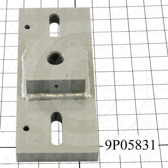 Fabricated Parts, Tensioner Mount Bracket, 10.00 in. Length, 4.00 in. Width, 2.00 in. Height