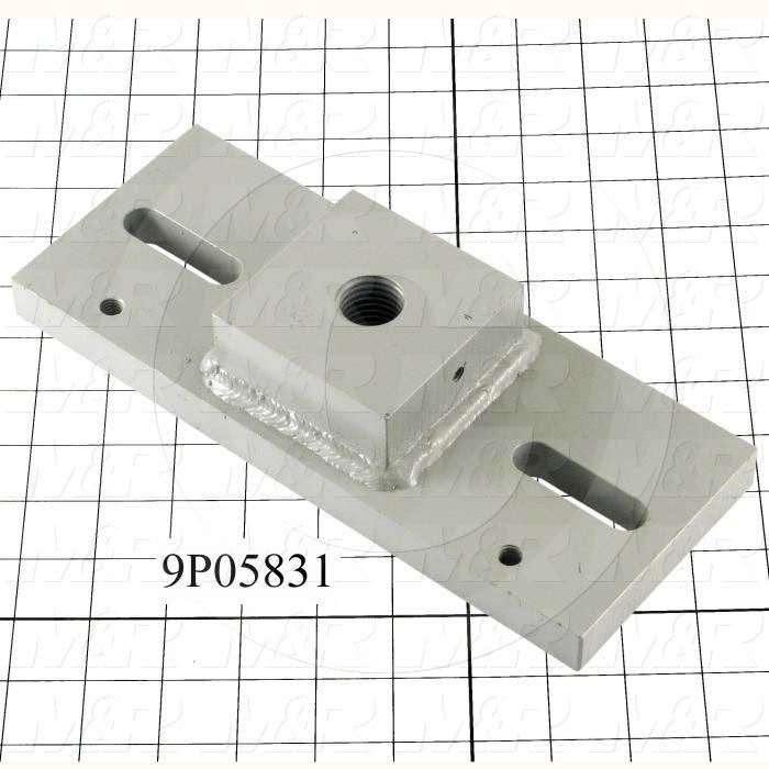 Fabricated Parts, Tensioner Mount Bracket, 10.00 in. Length, 4.00 in. Width, 2.00 in. Height