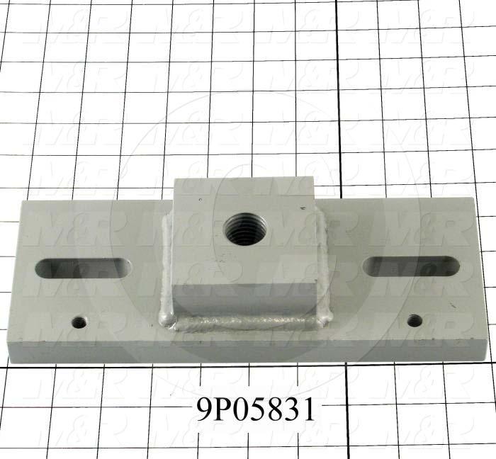 Fabricated Parts, Tensioner Mount Bracket, 10.00 in. Length, 4.00 in. Width, 2.00 in. Height