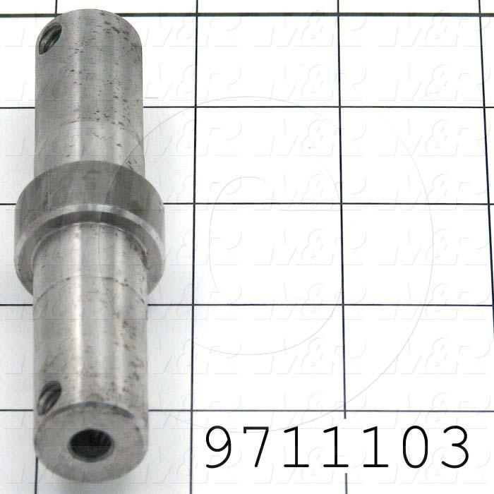 Fabricated Parts, Tensioner Shaft, 3.88 in. Length, 1.00 in. Thickness