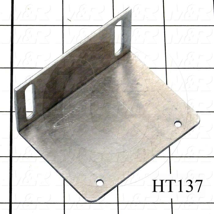 Fabricated Parts, Thermostat Bracket, 1.50 in. Length, 2.88 in. Width, 2.19 in. Height, 0.063 in. Thickness