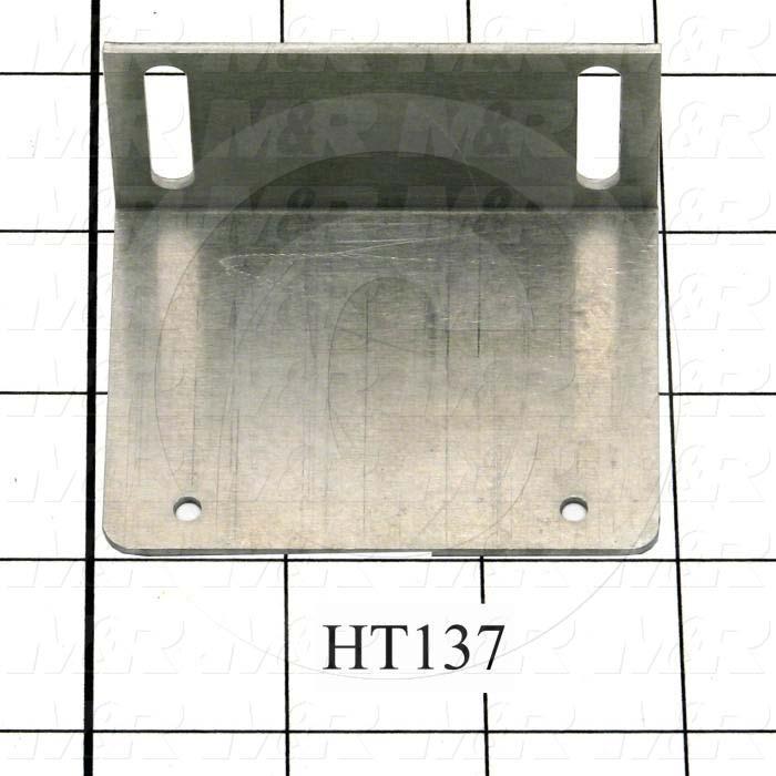 Fabricated Parts, Thermostat Bracket, 1.50 in. Length, 2.88 in. Width, 2.19 in. Height, 0.063 in. Thickness