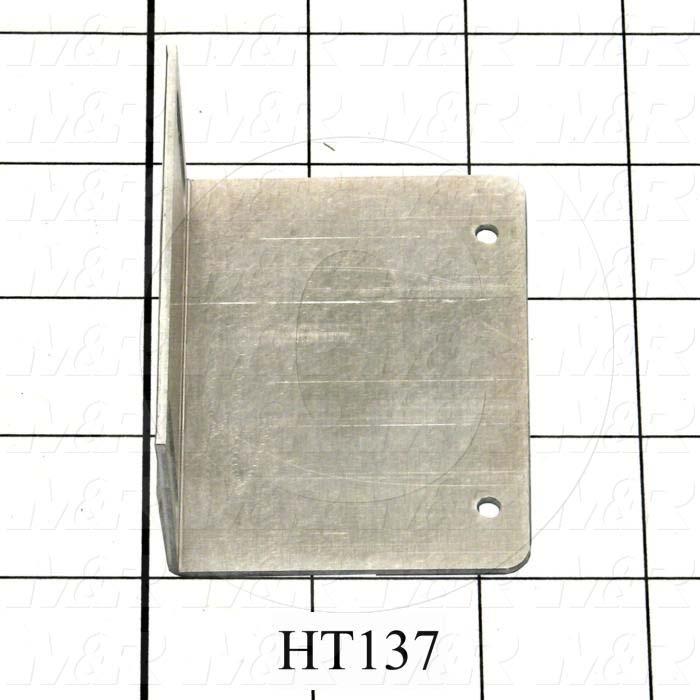 Fabricated Parts, Thermostat Bracket, 1.50 in. Length, 2.88 in. Width, 2.19 in. Height, 0.063 in. Thickness