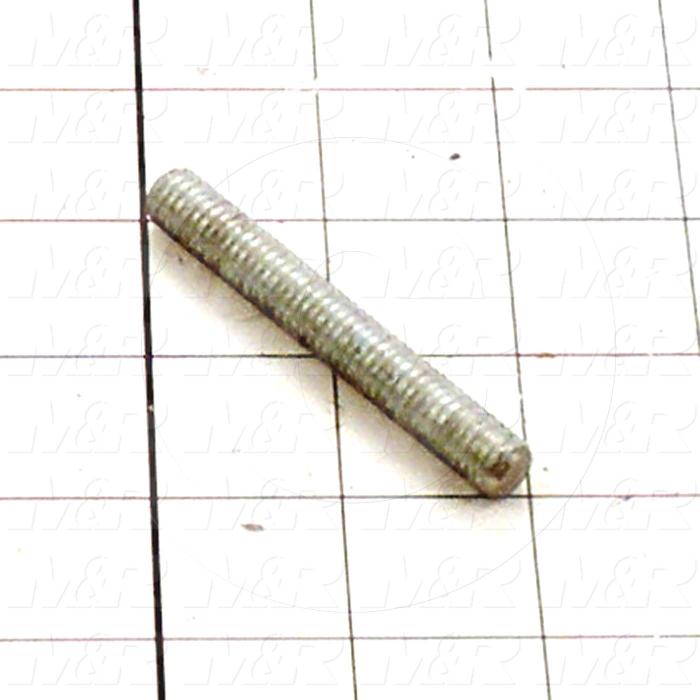 Fabricated Parts, Threaded Rod, 2.75 in. Length, 3/8-16 Thread Size