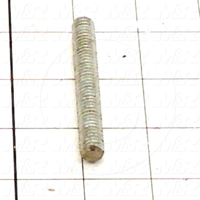 Fabricated Parts, Threaded Rod, 2.75 in. Length, 3/8-16 Thread Size