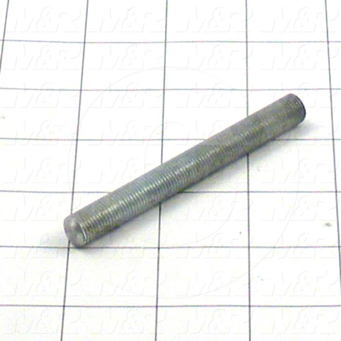 Fabricated Parts, Threaded Rod, 3.50 in. Length, 3/8-24 Thread Size