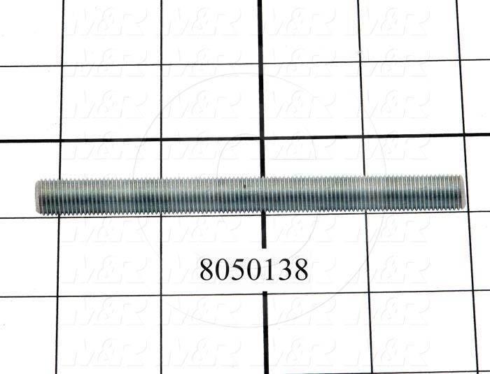 Fabricated Parts, Threaded Rod, 4.25 in. Length, 3/8-24 Thread Size, All Challengers - Gauntlets Micro Part