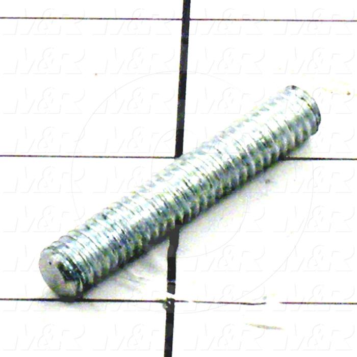 Fabricated Parts, Threaded Rod 5/16-18x 1-3/4", 1-3/4 in. Length, 5/16-18 Thread Size