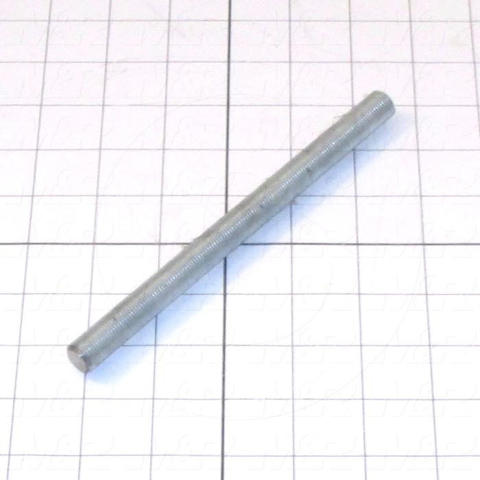 Fabricated Parts, Threaded Rod, 7.00 in. Length, 1/4-20 Thread Size, Front Screen Holder Part