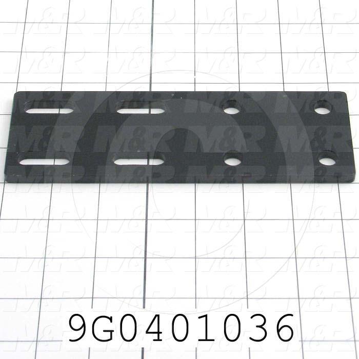 Fabricated Parts, Tie Bar, 7.38 in. Length, 2.50 in. Width, 1/4 in. Thickness