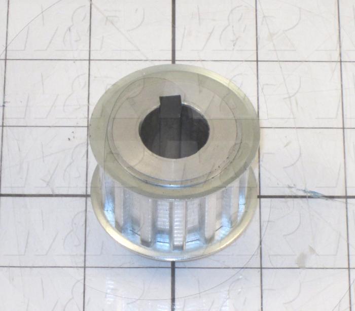 Fabricated Parts, Timing Belt Pully.T10,14,.75 ID, 1.57 in. Length, 1.89 in. Diameter