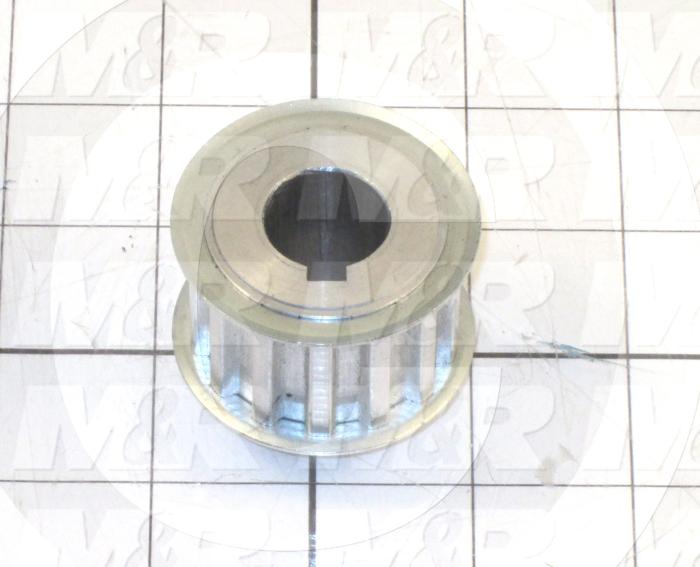 Fabricated Parts, Timing Belt Pully.T10,14,.75 ID, 1.57 in. Length, 1.89 in. Diameter