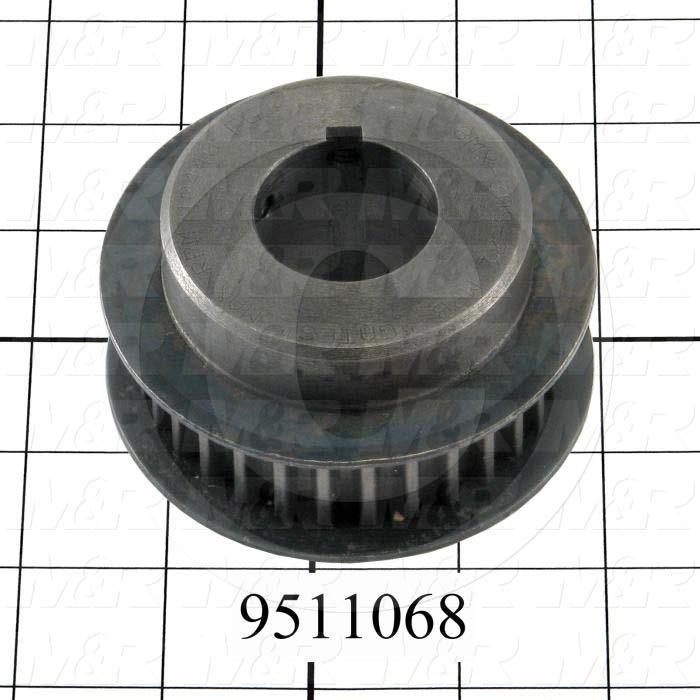 Fabricated Parts, Timing Sprocket, 1.77 in. Length, 3.41 in. Diameter