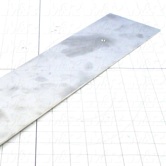 Fabricated Parts, Top Folding Plate, 66.06 in. Length, 8.00 in. Width, 10 GA Thickness, Chain Drive Machine's