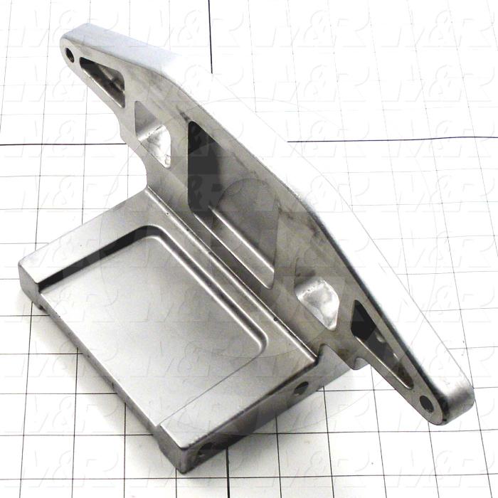 Fabricated Parts, Top Micro Machined, 11.38 in. Length, 4.41 in. Width, 4.90 in. Height
