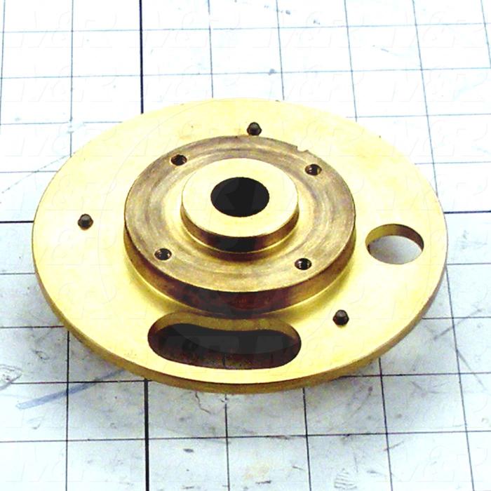 Fabricated Parts, Top Sealer Flange, 5.38 in. Diameter, Hard Chromium Finish