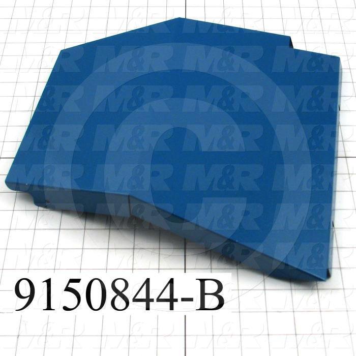 Fabricated Parts, Transformer Head Cover, 12.57 in. Length, 14.39 in. Width, 4.69 in. Height