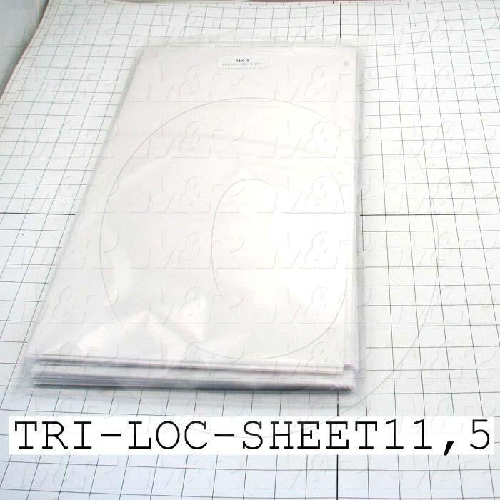 Fabricated Parts, Tri-Loc Carrier Sheets, 20.00 in. Length, 11.50 in. Width
