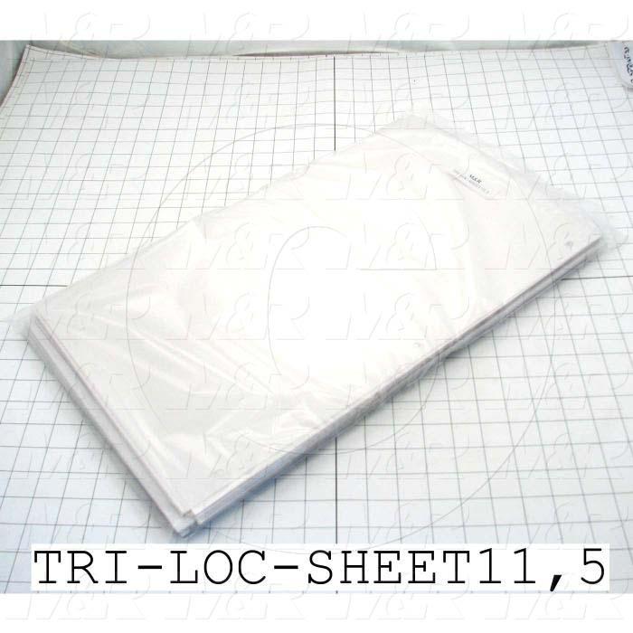 Fabricated Parts, Tri-Loc Carrier Sheets, 20.00 in. Length, 11.50 in. Width