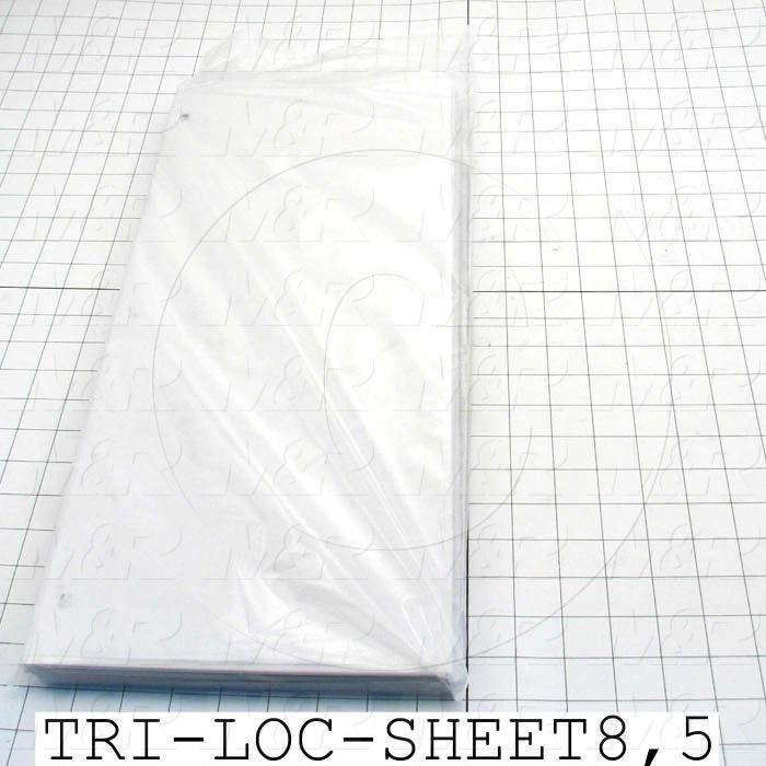 Fabricated Parts, Tri-Loc Carrier Sheets, 8.50 in. Length, 20.00 in. Width