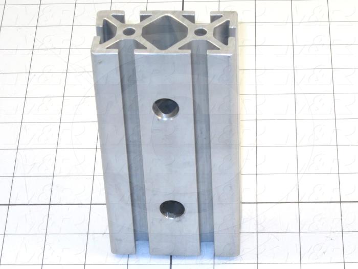 Fabricated Parts, Tri-Loc Holder, 6.00 in. Length, 2.95 in. Width, 1.18 in. Height