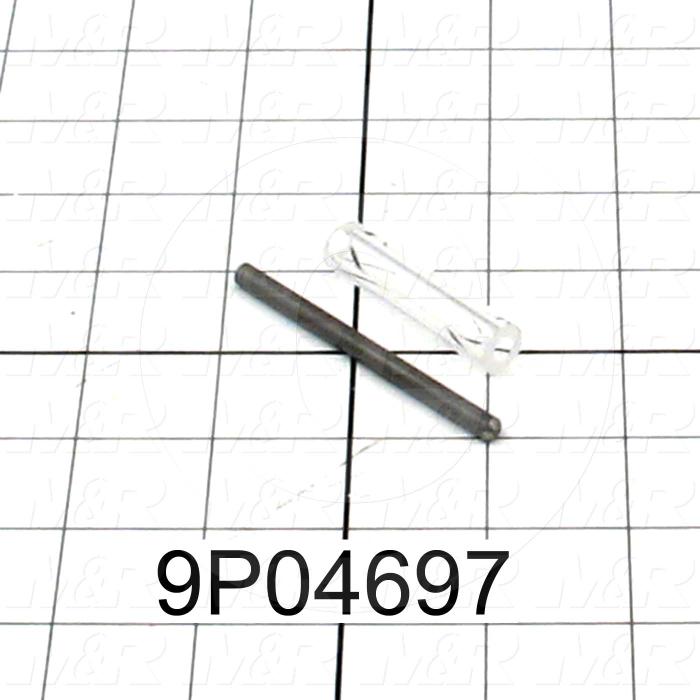 Fabricated Parts, Tube Support Rod 1.75"Long, 1.75 in. Length, 0.44 in. Diameter
