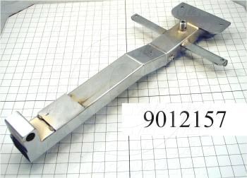 Fabricated Parts, Upper Level Micro Mtg Tub, 24.87 in. Length, 12.13 in. Width, 4.50 in. Height