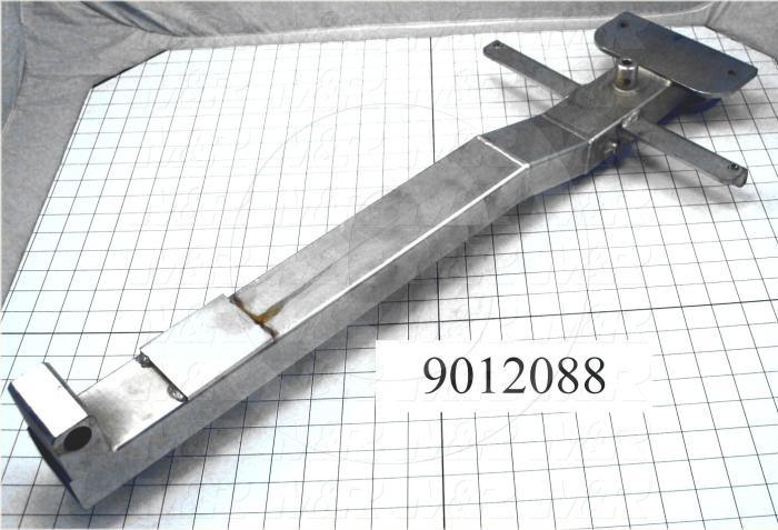 Fabricated Parts, Upper Level Micro Mtg Tub, 28.87 in. Length, 12.12 in. Width, 4.50 in. Height, Anodizing Aluminum Color Powder Coating Finish