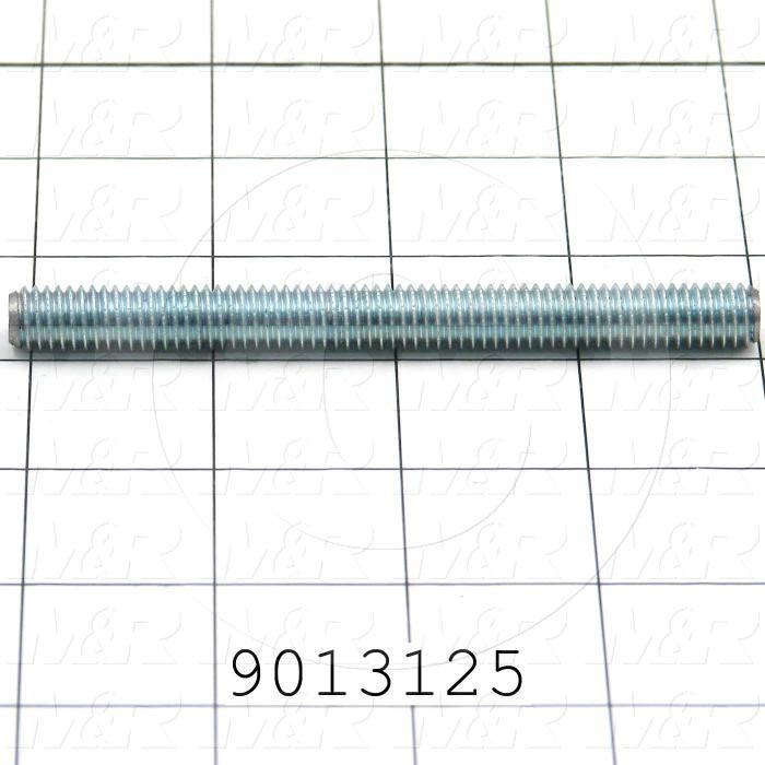 Fabricated Parts, Upper Micro Locking Stud, 3.44 in. Length, 3/8-16 Thread Size