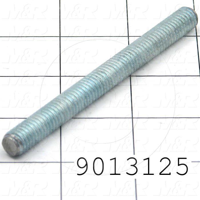 Fabricated Parts, Upper Micro Locking Stud, 3.44 in. Length, 3/8-16 Thread Size