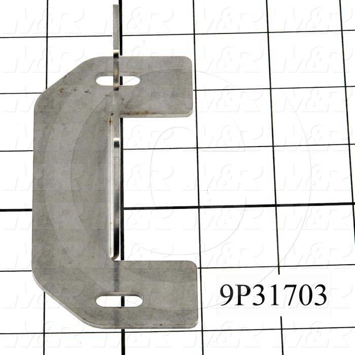 Fabricated Parts, UV Lamp Reinforcement, 4.50 in. Length, 2.13 in. Width, 2.38 in. Height