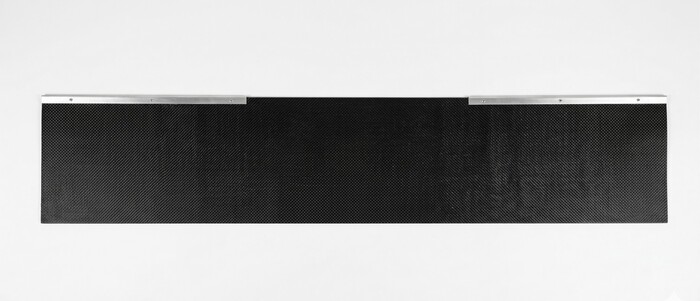 Fabricated Parts, Uv Light Curtain-Front, 50.50 in. Length, 8.81 in. Width