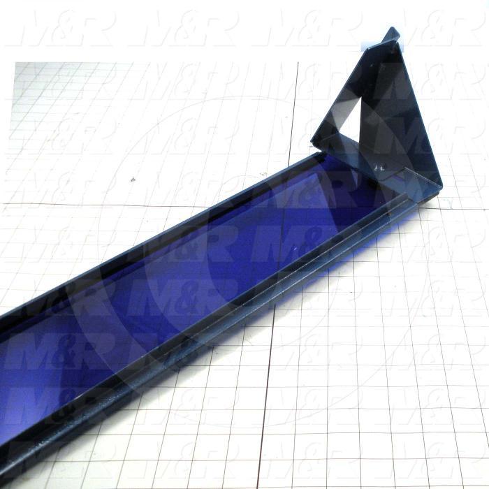 Fabricated Parts, UV Light Filter Assembly, 48.25 in. Length