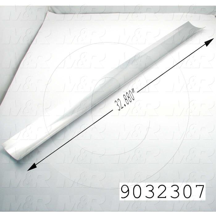 Fabricated Parts, UV Mirror, 32.88 in. Length, 4.05 in. Width, 0.03 in. Thickness