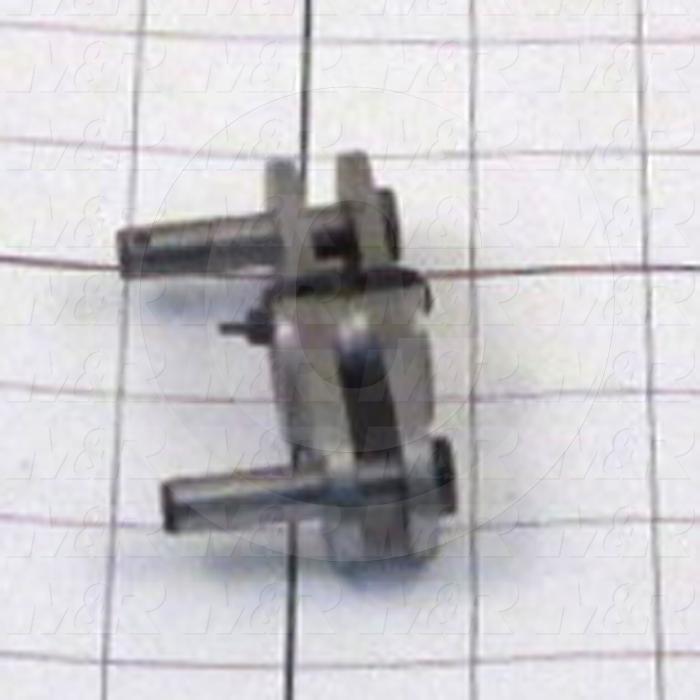 Fabricated Parts, Vacuum Bed Connecting Link, 2.88 in. Length, 0.88 in. Width, 1.54 in. Height