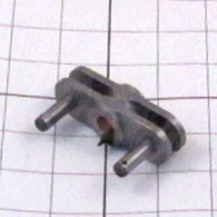 Fabricated Parts, Vacuum Bed Connecting Link, 2.88 in. Length, 0.88 in. Width, 1.54 in. Height