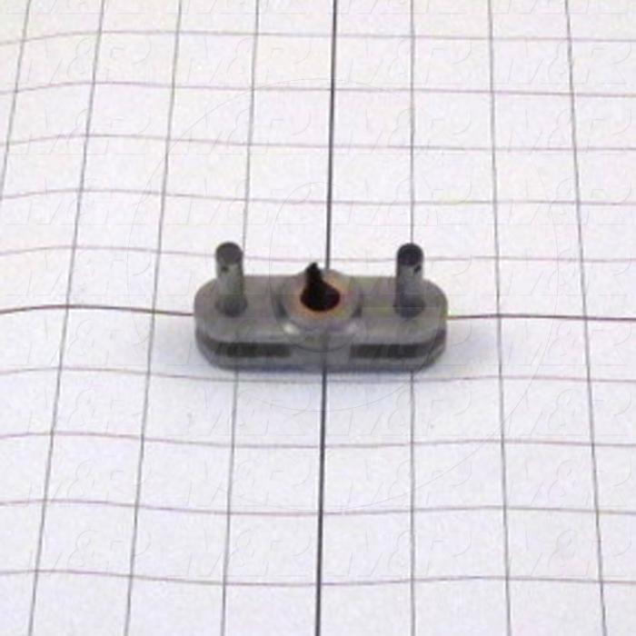 Fabricated Parts, Vacuum Bed Connecting Link, 2.88 in. Length, 0.88 in. Width, 1.54 in. Height